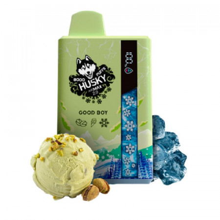 Электронная сигарета Хаски Аир Макс 2.0 8000 Фисташковое мороженое (Husky Airmax 2.0 8000 Good boy)