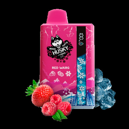 Husky airmax 2.0 RED WARG Со вкусом ледяного клубнично-малинового смузи