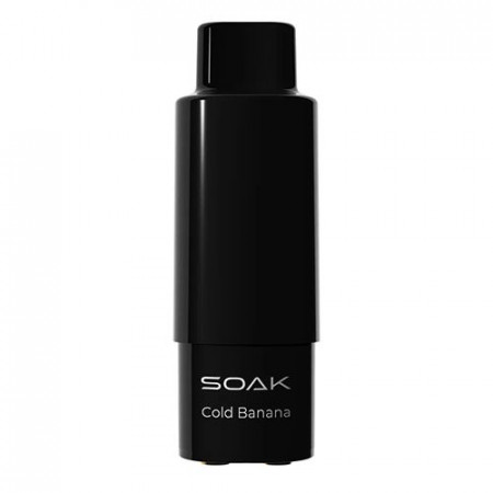 Сменный картридж SOAK Q - Холодный банан (3.000 затяжек) - 2% (1 шт.)